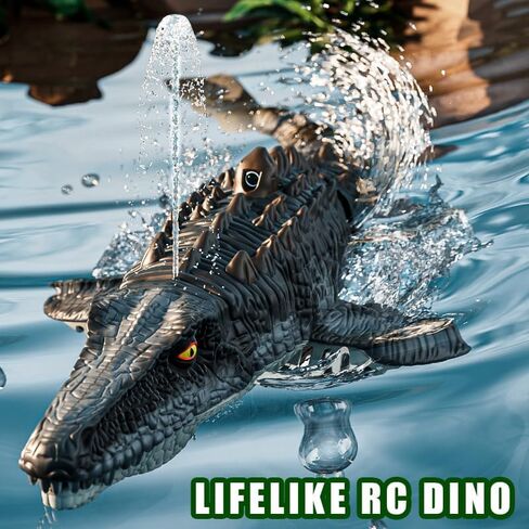 4DRC 2.4Ghz Remote Control Shark Toys for Boys Kids, Remote Control Boat Pool Toy with Light & Spray Water Function for 8 Year Olds Kid Boys Girls Birthday Gifts in Kuwait