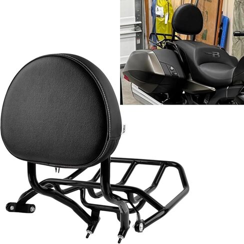 Panical Motorcycle for BMW K1600B Bagger Sissy Bar 2018-2026 Backrest Luggage Rack Accessories Passenger Rear Kit k1600 B Black (Black Backrest Luggage 0514) in Kuwait
