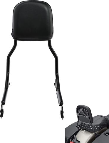 XMT-MOTO Sissy Bar Upright Backrest Fit For Halrye 2018-2025 FLSB FXLR FXLRS and FXLRST models Gloss Black in Kuwait