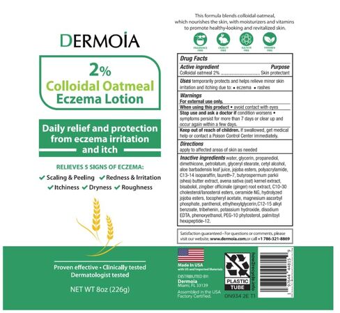 2% Colloidal Oatmeal Eczema Lotion - Soothing & Moisturizing Anti Itch Cream & Body Lotion for Sensitive Skin - Nourishing Eczema Cream for Superior Relief & Protection (8oz) in Saudi Arabia