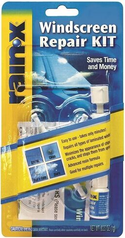 RainX Fix a Windshield Do it Yourself Windshield Repair Kit, for Chips, Cracks, Bulll's-Eyes and Stars (2 pack in Kuwait