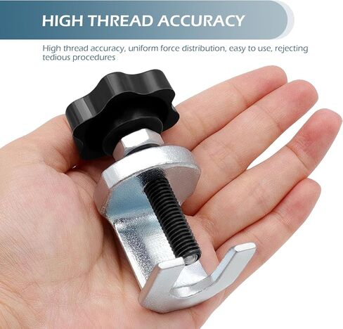 Car Wiper Arm Pull Tool, 45# Steel Plastic Ball Fixed Hook Claw Design Windshield Wiper Arm Bearing Dismantler, Compact & Portable Modification Accessories, Suitable for Most Cars (Silver) in Kuwait