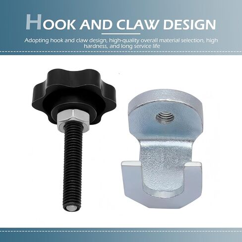 Car Wiper Arm Pull Tool, 45# Steel Plastic Ball Fixed Hook Claw Design Windshield Wiper Arm Bearing Dismantler, Compact & Portable Modification Accessories, Suitable for Most Cars (Silver) in Kuwait
