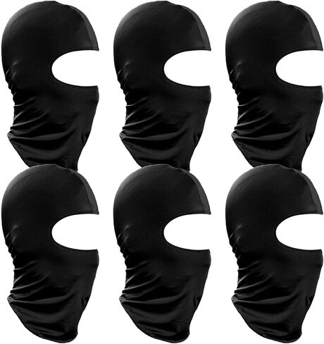 Balaclava, ski mask, UV Protection Breathable Lightweight Cooling Motorcycle Balaclava, Suitable for Cycling, Running and Fishing Outdoor Sports (Black) in Kuwait