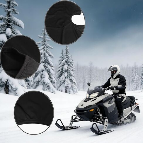 Balaclava, ski mask, UV Protection Breathable Lightweight Cooling Motorcycle Balaclava, Suitable for Cycling, Running and Fishing Outdoor Sports (Black) in Kuwait