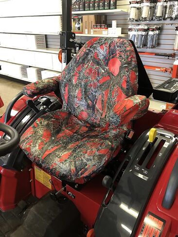 أغطية مقاعد Durafit، متوافقة مع أغطية مقاعد Mahindra لجميع موديلات الجرارات الحالية مع مقعد من قطعة واحدة مع مساند للذراعين. ليس للمقاعد المعلقة. (MC2 أحمر) 1 in Kuwait