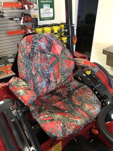 أغطية مقاعد Durafit، متوافقة مع أغطية مقاعد Mahindra لجميع موديلات الجرارات الحالية مع مقعد من قطعة واحدة مع مساند للذراعين. ليس للمقاعد المعلقة. (MC2 أحمر) 1 in Kuwait