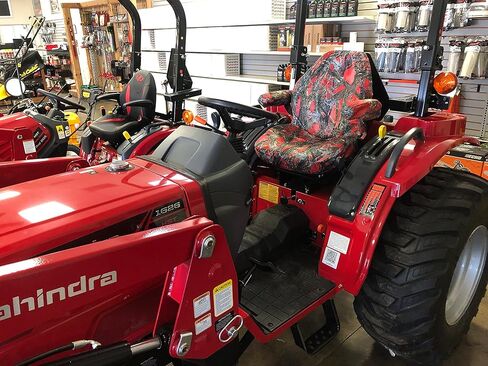 أغطية مقاعد Durafit، متوافقة مع أغطية مقاعد Mahindra لجميع موديلات الجرارات الحالية مع مقعد من قطعة واحدة مع مساند للذراعين. ليس للمقاعد المعلقة. (MC2 أحمر) 1 in Kuwait