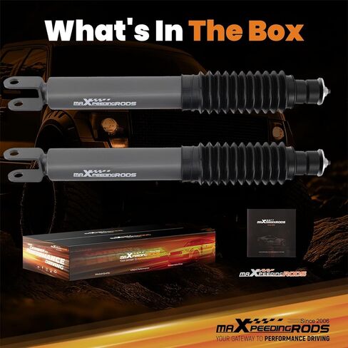 maXpeedingrods 0-3" Front Shocks for Chevy Silverado/GMC Sierra 1500 1999-2007 4WD, for Avalanche/Suburban/Tahoe 1500/GMC Yukon/Cadillac Escalade 2000-2006, G1 Version in Kuwait