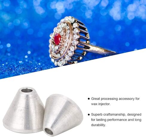Haofy Jewelry Casting Mold Copper 2 Sizes for Rings Pendants - Wax Injector Replacement Part Professional Studio Home Workshop Small Batch Production in Kuwait