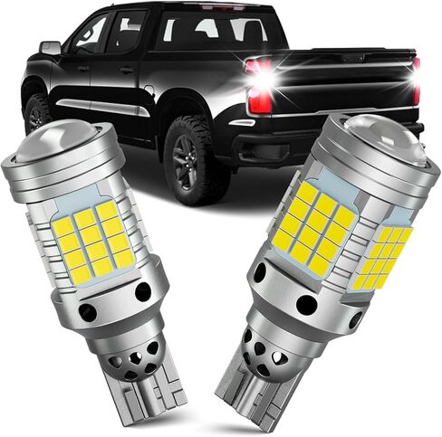 LED Reverse Light Bulbs for 2014-2025 Chevy Silverado 1500 2500 3500 HD, 6000K White Super Bright Backup Bulbs Plug and Play, Pack of 2 in Kuwait