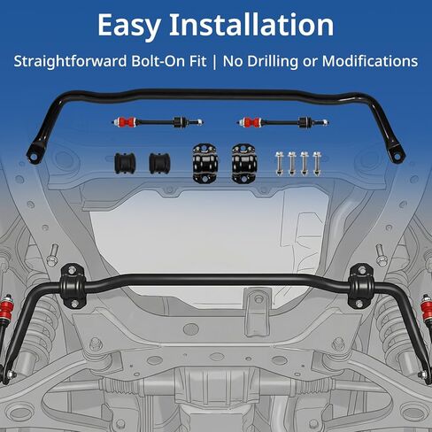 Heavy-Duty Sway Bar End Links Kit with Bushing 55398938AC Front Stabilizer Bar Compatible with 2009-2010 Dodge Ram 1500, 2011-2018 Ram 1500, 2019-2022 Ram 1500 Classic 4WD, Replace 55398938AB in Kuwait