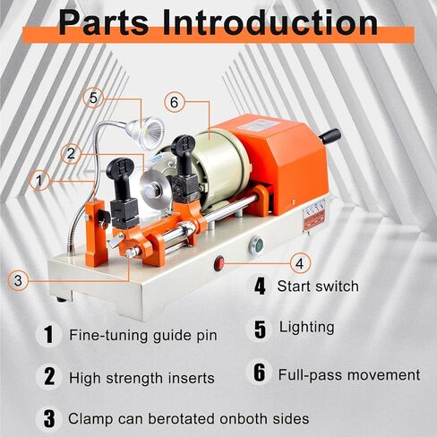 Cutter Cutting Machine,110v Cutter Cutting Keys Duplicator Copy for Copy Cloning Keys Duplicator for Metal Objects, for Hardware Stores in Kuwait