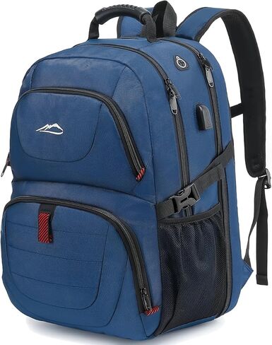 ProEtrade Travel Backpack, Extra Large Laptop Backpack Business Anti Theft TSA Approved College Work Computer Bag Fits 17 Inch Laptop with USB Charging Port for Women Men(Black) in Saudi Arabia