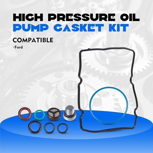 Hpop High Pressure Oil Pump Gasket Kit for Ford E-150 E-250 E-350 E-450 Super Duty 2005-2010 for Ford F-450 Super Duty 2005-2007 Replaces# 5C3Z-9G804-C 5C3Z-9G804-B in Kuwait