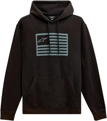 Alpinestars 1213-51020-10-XXL: سترة بغطاء رأس قطعة أثرية باللون الأسود 2X in Kuwait
