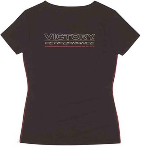 Victory Motorcycle New OEM Women's Black Performance Tee Shirt, Large, 286630706 in Kuwait