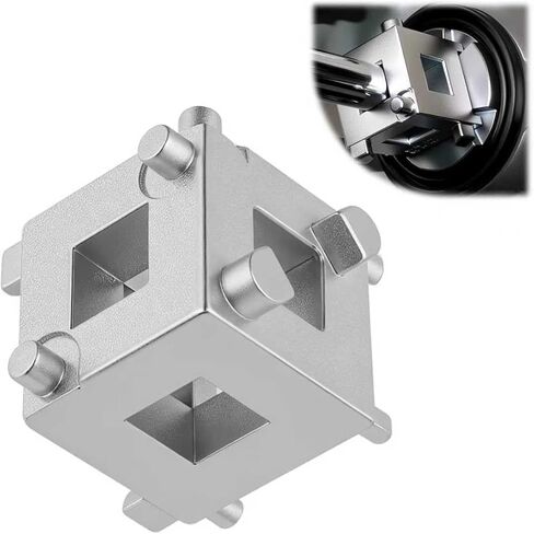 Cube Brake Caliper Compression Tool Driven by 3/8" Tool,6-face Car Rear Brake Caliper Tools for Returning Brakes Pistons,Sturdy Disc Brakes Calipers Piston Compressor Tools in Kuwait