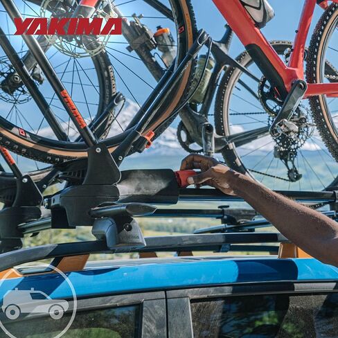 Yakima 4 Pack Roof Rack Towers, Rooftop Rail Accessories for Extended Cargo Capacity, Compatible w/Vehicles w/Raised Side Rails, Timberline Towers in Kuwait