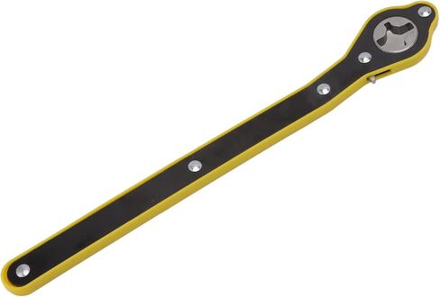 Ratchet Wrench, 34cm Long Handle Ergonomic Labor Saving Ratchet Spanner, Insulated Non Slip Wrench for Wheel Tire Removal Repair in Kuwait