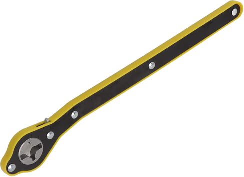 Ratchet Wrench, 34cm Long Handle Ergonomic Labor Saving Ratchet Spanner, Insulated Non Slip Wrench for Wheel Tire Removal Repair in Kuwait