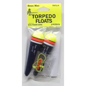 Beau Mac EVA Torpedo Slip Floats - 1-1/2oz, TDF1-1/2 in Kuwait