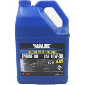 Yamaha Yamalube 4M 10W-30 4-Stroke Outboard Marine Oil- 1 Gallon, #LUB-10W30-FC-04 in Kuwait