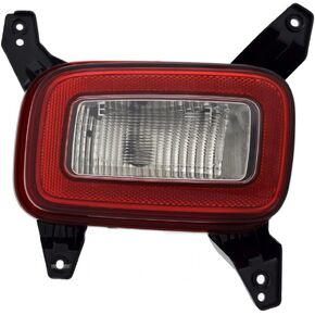 KarParts360 لسيارة Hyundai Venue 2020 21 22 23 2024 ضوء احتياطي جانب الركاب | كابا | عدسة حمراء وواضحة | على غطاء المصد الخلفي | غلاف بلاستيك PP | مع لمبات | HY2883109، HY2883109C | 92406-K2100 in Kuwait