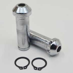 قابض مقبس الكروم ودبابيس رافعة الفرامل مع حلقات كبس لجميع موديلات 1982-2007 Harley Big Twin FX/FL & Touring، 1982-2003 Sportster، 1986-2014 Softail، 1984-1994 FXR، 1991-2014 Dyna: يستبدل HD # 45032-82 in Kuwait