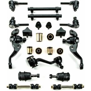 OKJHFD Suspension Kit Front Side Greasable Black Tie Rods Ball Joints Bumpers Idler Arm Bolts Bushing for Dodge for Coronet 1968-1969 BPFSMRK11DCC in Kuwait