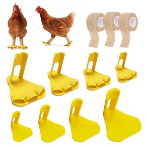 Chicken Leg Splint, 8 PCS Adjustable Poultry Leg Brace with Toe Separator, Veterinary-Grade, Treats Curled Toes, Bumblefoot, Broken Feet, Osteoarthritis in Saudi Arabia