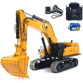 TOUCAN RC HOBBY 1/12 RC حفارة ثقيلة هيدروليكية 395F حفار معدني للتحكم عن بعد نموذج نهائي 1.0L مضخة مزدوجة Paladin PL18EV LITE راديو in Kuwait