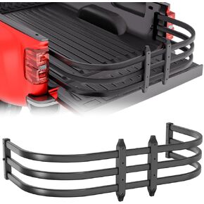 Pickup Truck Bed Extender, 59"-69" Fits for Chevy Silverado & GMC Sierra, Dodge Ram, Ford F-Series, Tundra, Nissan Titan, Aluminum Retractable Adjustable Length Tailgate Extender in Kuwait