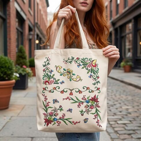 Lekgavd Water Soluble Embroidery Patterns, Stick and Stitch Embroidery Transfer Patterns, Flower Embroidery Stickers for Clothes Bags Hats Home Textiles Sewing Craft for Women in Kuwait