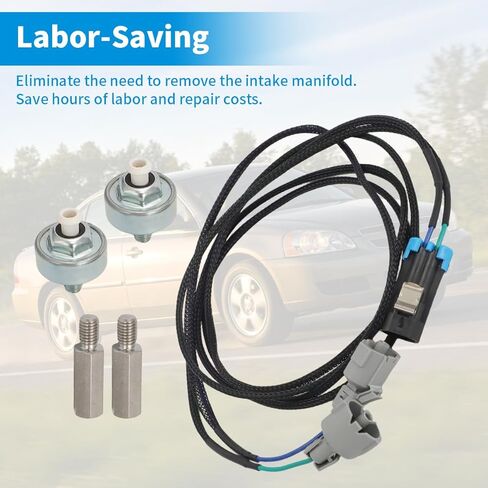 for GM Gen 3 LS V8 Engines LS1 LS6 LQ4 LQ9 LM7 LR4 Knock Sensor Relocation Kit in Kuwait