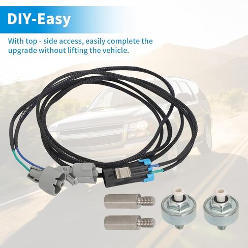 for GM Gen 3 LS V8 Engines LS1 LS6 LQ4 LQ9 LM7 LR4 Knock Sensor Relocation Kit in Kuwait