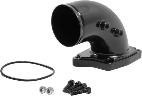 F250 Aluminium Turbo Air Intake Elbow Pipe - for Ford Excursion 2003-2007 Car Replacement Parts & Accessories F350 F450 F550 - Power Stroke Turbo Engine Elbow Pipe in Kuwait
