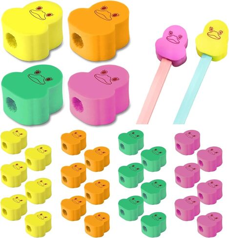 24 Pack Duck Erasers Tiny Duck Animal Eraser Pencil Top Rubber Desk Pets for Classroom Prizes, Game Reward, Back to School Supplies, Goodie Bag Stuffers, Party Favors in Kuwait