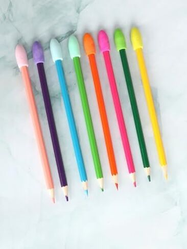30 Pack Colorful Pencil Top Erasers, Eraser Caps, Cap Pencil Eraser Toppers for School Home Office in Kuwait