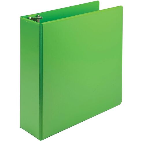 Samsill Plant-Based 3 Inch Durable Round Ring, View Binder, Eco-Friendly, USDA Certified Biobased, Single, Lime Green in Kuwait
