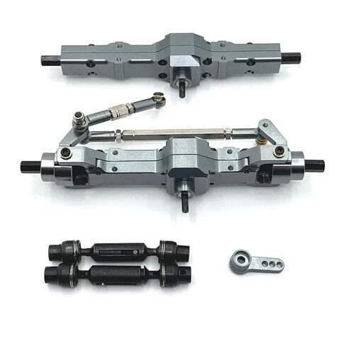 1/10 C74 1/16 C14 C24 C34 C54 B14 B24 مجموعة ذراع مؤازرة معدنية متوافقة مع المحور الخلفي الأمامي للسيارة RC وأجزاء ترقية عمود القيادة المتوافقة مع نماذج مختلفة (أحمر) in Kuwait
