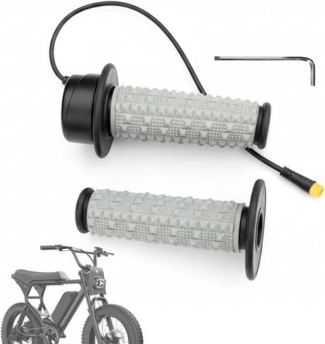 صمام خانق كامل ملتوي متوافق مع Macfox، HappyRun، Freego، التوصيل والتشغيل Ebike Full Throttle 3 Pin، خانق 12V-72V مع قابس مقاوم للماء IP76 in Kuwait