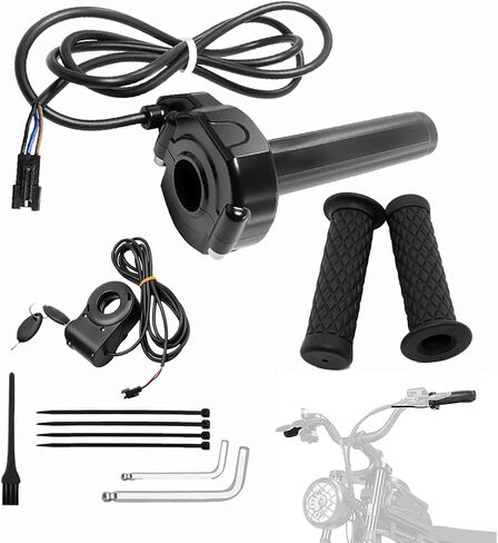 خنق تويست كامل مع مفتاح الإشعال لRidstar Q20، خنق Surron لRidstar Ebike عدة خنق للدراجة الكهربائية الترابية دراجة سكوتر الدراجة الجبلية in Kuwait
