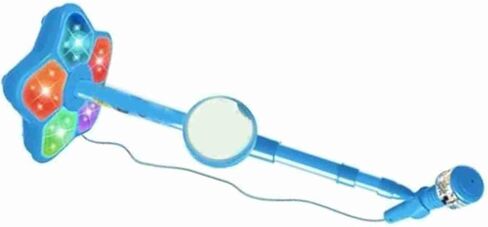 ميكروفون للأطفال من Zerodis مزود بميكروفونات حامل وميكروفون خفيف الوزن للأطفال الصغار لأداء الغناء بطول 39.4 بوصة تقريبًا للأطفال مع حامل صوت بلاستيكي in Kuwait