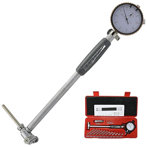Cylinder Bore Gauge With Mechanical Dial Face, Precision 0.001, Includes Calibration Rods, Abs Storage Case, Multiple Extension Probes in Kuwait