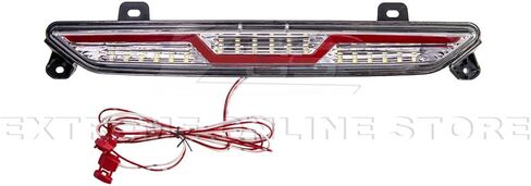 Replacement For 2024-Present Ford Mustang S650 Models | EOS Performance Package Replacement V-Shaped Clear Lens LED Rear Third 3rd Brake Center Reverse Parking Back-Up Light in Kuwait