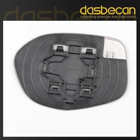 Dasbecan 76203TK8A51 زجاج مرآة الرؤية الخلفية للجانب الأيمن للراكب مع حامل بلاستيكي متوافق مع Honda Odyssey 2014 15 16 17 استبدال مرآة ساخنة بالطاقة # 76203-TK8-A51 in Saudi Arabia