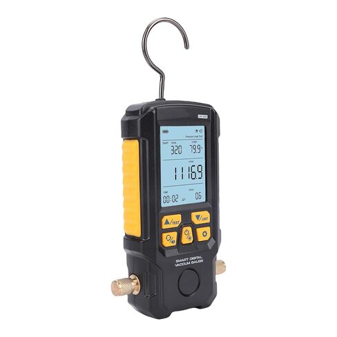 مقياس فراغ رقمي من أراموكس 0-2000 مليبار HVAC مقياس فراغ مبرد مع شاشة LCD 2.8 بوصة مستشعر دقيق لإصلاح مكيف الهواء وتبريد السيارات in Kuwait