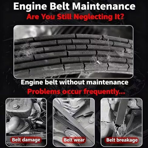 Belt Conditioner Spray Automotive | 100ml Engine Lubricant Spray,Car Engine Drive Belt Lubricant | for Garage Automotive Sedan SUV RV Truck Workshop Outdoor in Kuwait