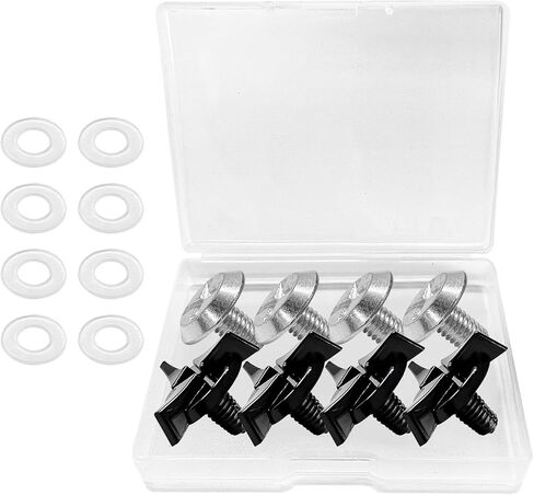 8 PCS Motorcycle Helmet Screws, Anti-Loosening Dirt Bike Helmet Visor Replacement Bolts with Washers, Universal Visor Hardware Kit for Securing Motocross Dirt Bike Helmets in Kuwait